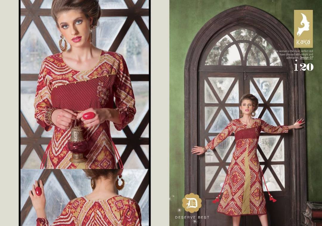 I20 01 To 12 Series By Kaya Beautiful Colorful Stylish Fancy Party Wear Occasional Wear Casual Wear Printed Kurti At Wholesale Price