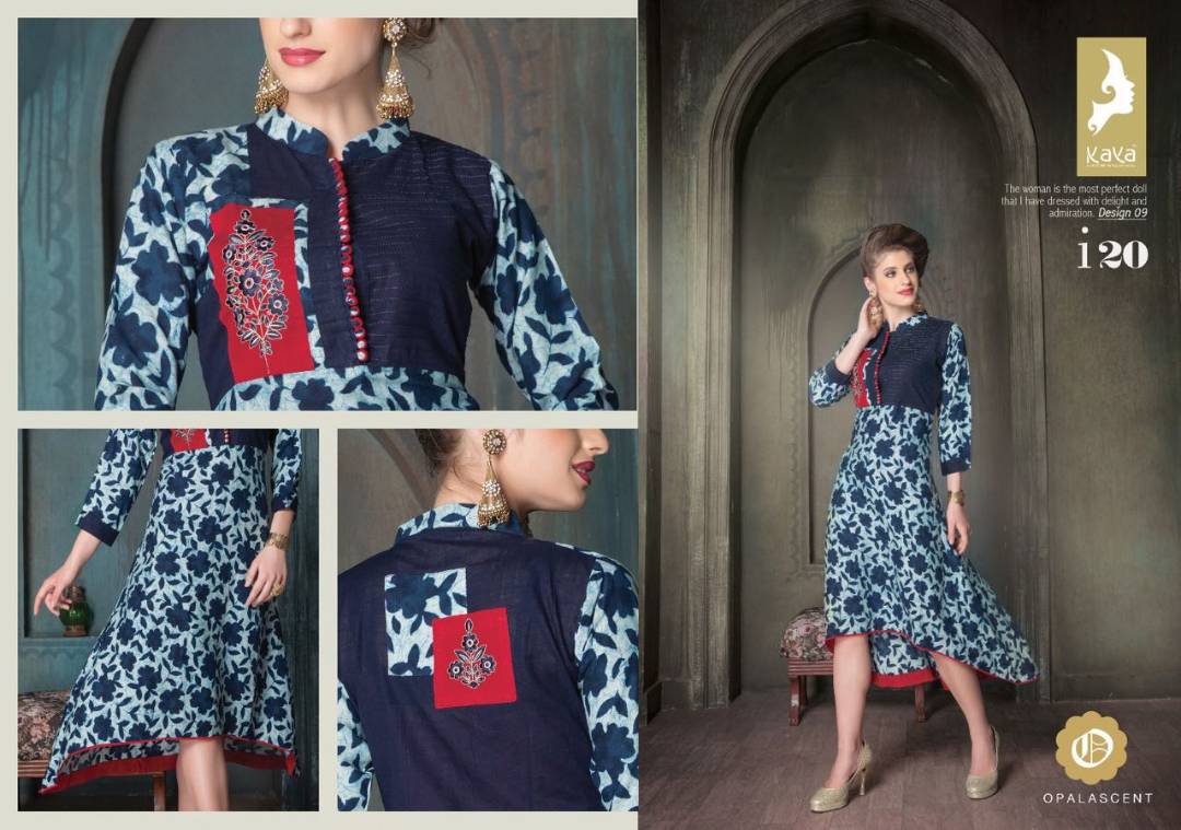 I20 01 To 12 Series By Kaya Beautiful Colorful Stylish Fancy Party Wear Occasional Wear Casual Wear Printed Kurti At Wholesale Price