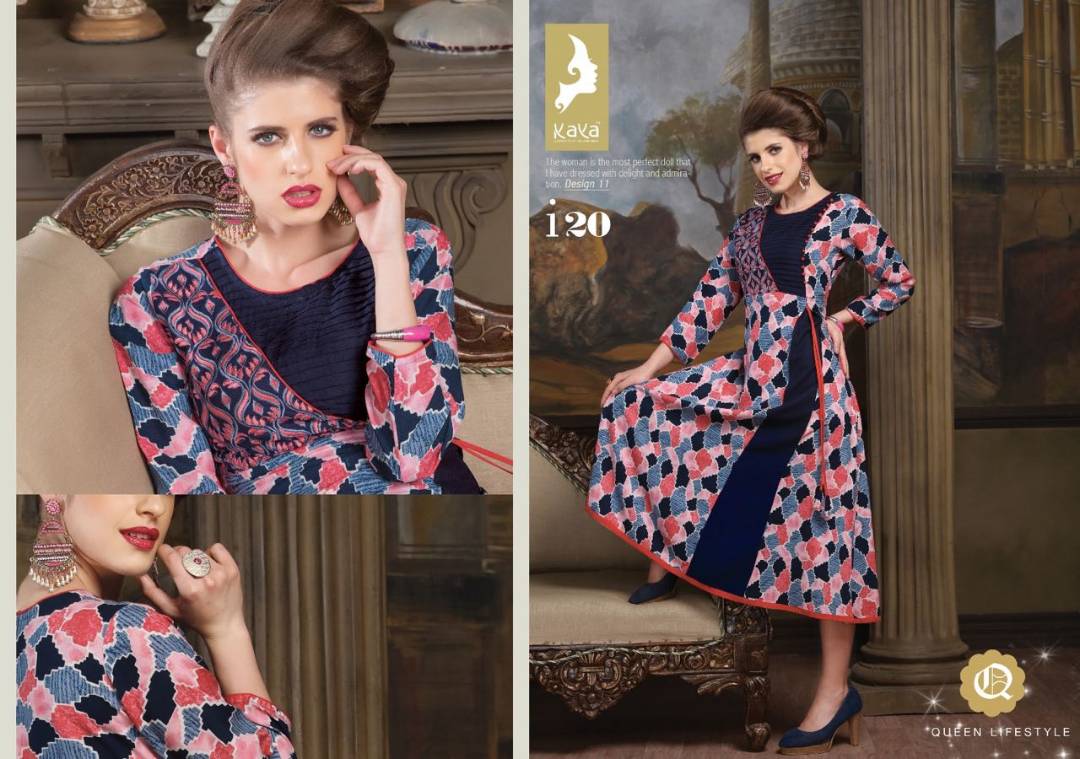 I20 01 To 12 Series By Kaya Beautiful Colorful Stylish Fancy Party Wear Occasional Wear Casual Wear Printed Kurti At Wholesale Price