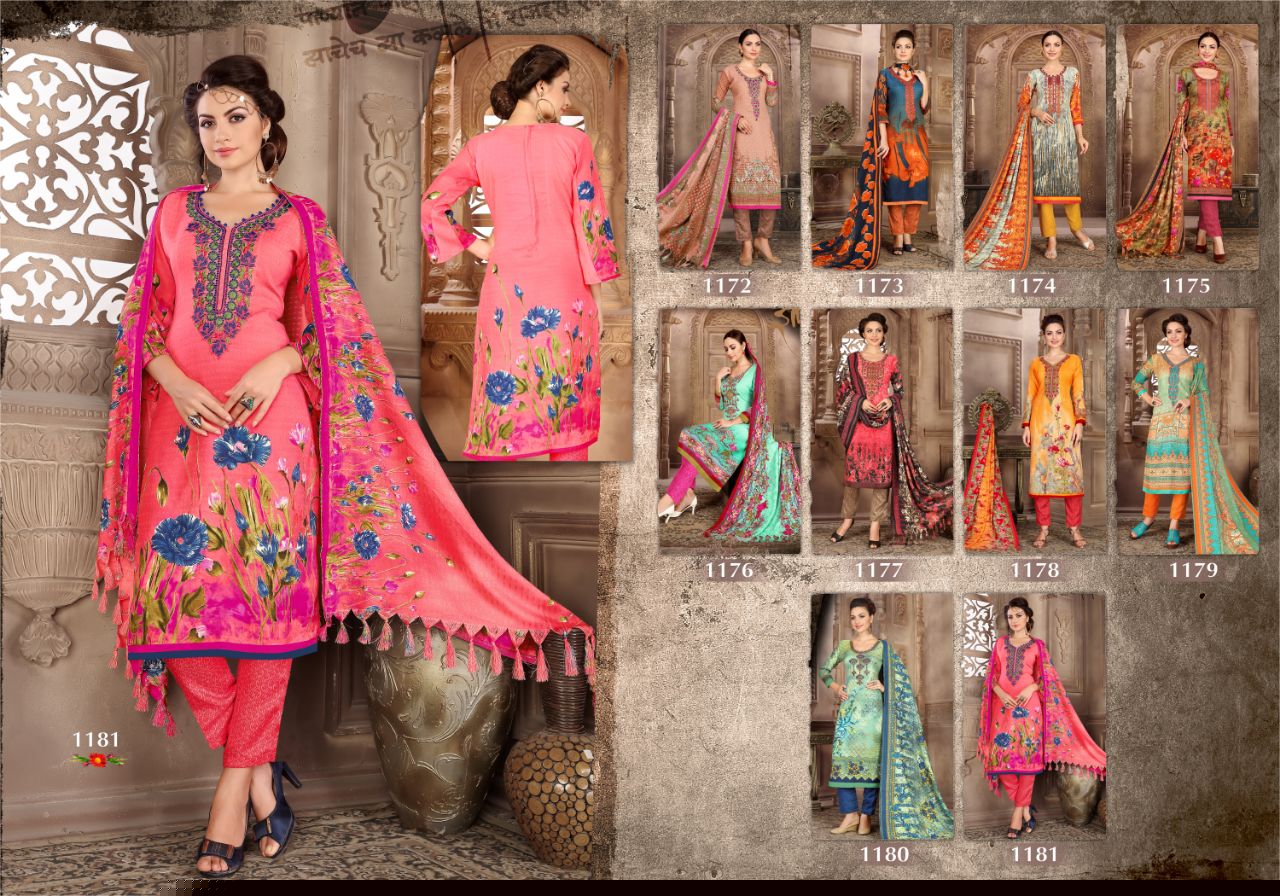 Ibadat Vol-1 By Mag 1172 To 1181 Series Beautiful Stylish Colorful Fancy Casual Wear & Occasional Wear Pure Pashmina Jacquard Printed & Embroidered Dresses At Wholesale Price
