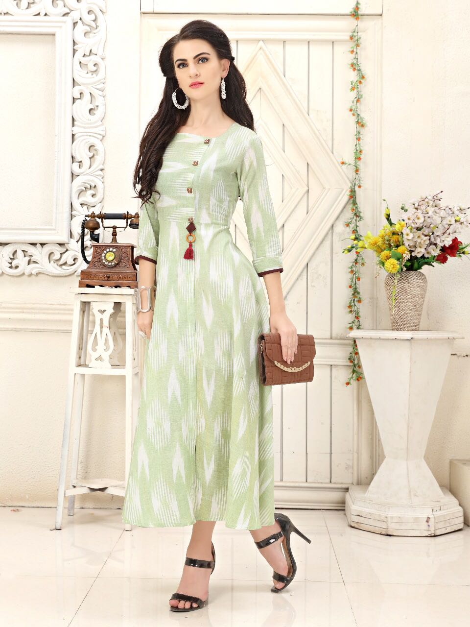 Ikat By Mrigya 3026 To 3033 Series Designer Stylish Colorful Fancy Beautiful Party Wear & Ethnic Wear Pure Cotton Printed Kurtis At Wholesale Price