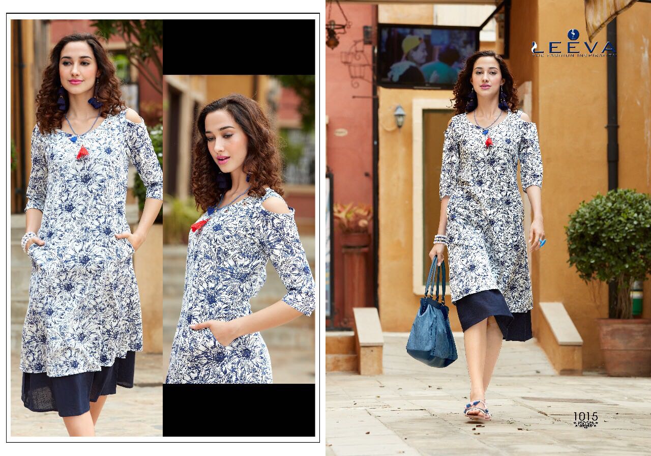 Impress Vol-2 By Leeva 1009 To 1017 Series Beautiful Stylish Colorful Fancy Casual Wear & Party Wear Rayon/ Cotton Printed Kurtis At Wholesale Price