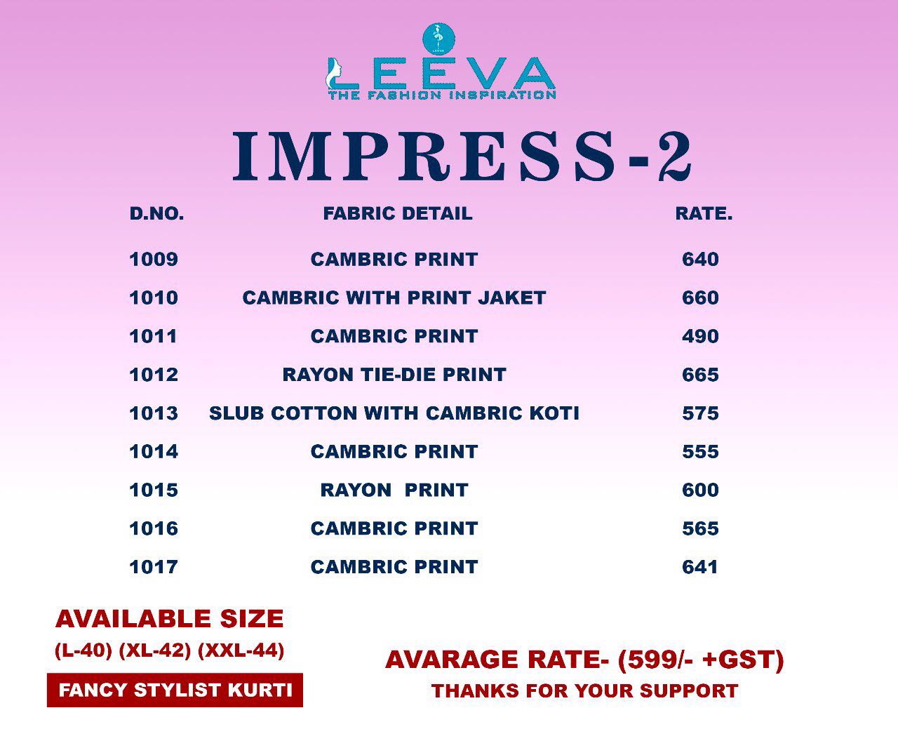 Impress Vol-2 By Leeva 1009 To 1017 Series Beautiful Stylish Colorful Fancy Casual Wear & Party Wear Rayon/ Cotton Printed Kurtis At Wholesale Price