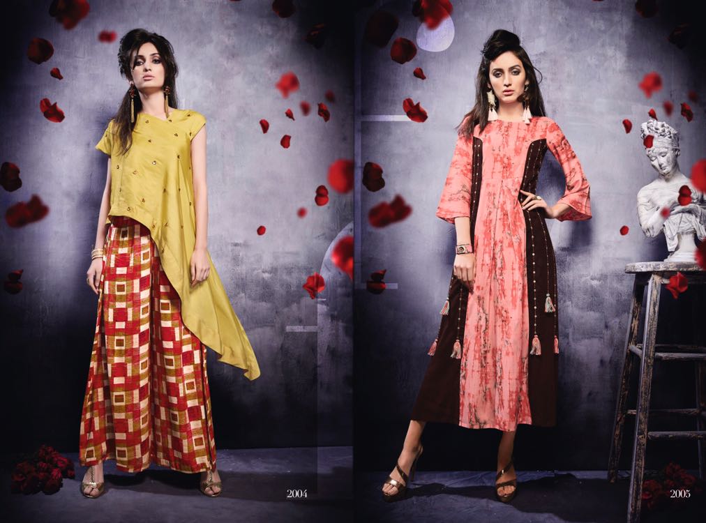 Incline By Indicut 2001 To 2010 Series Beautiful Colorful Stylish Fancy Party Wear & Ethnic Wear Rayon/ Cotton/ Silk Printed Kurtis At Wholesale Price