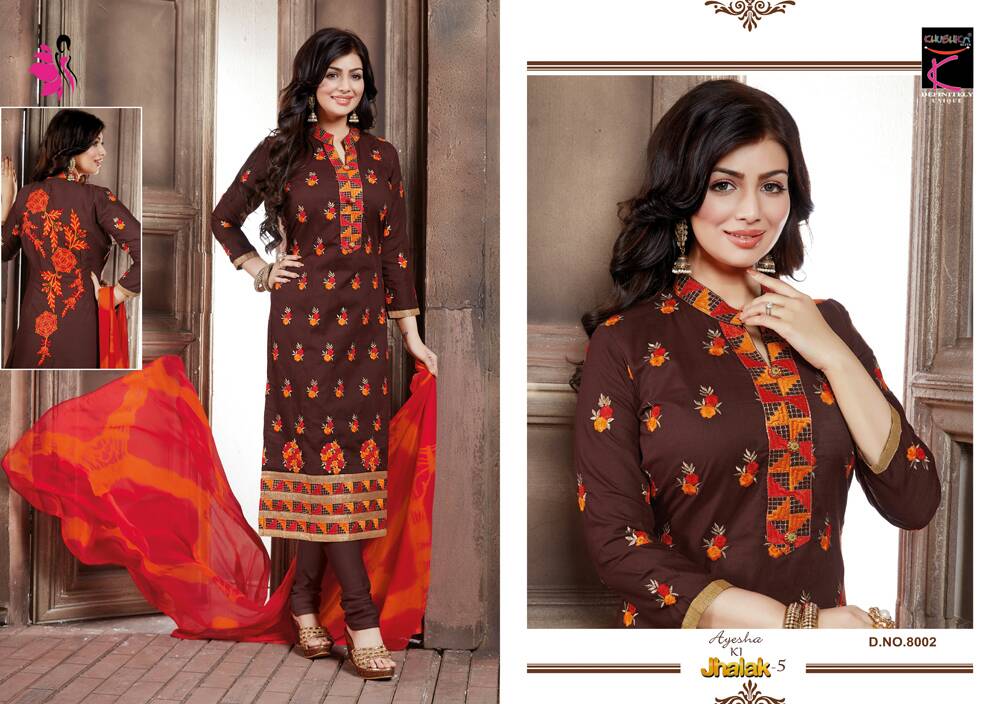Jhalak Vol-5 By Khwaish 8001 To 8012 Series Pakistani Suits Designer Beautiful Stylish Colorful Fancy Party Wear & Occasional Wear Cotton Embroidered Dresses At Wholesale Price