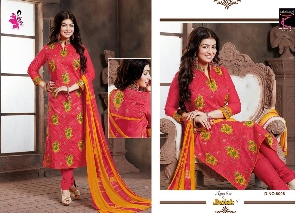 Jhalak Vol-5 By Khwaish 8001 To 8012 Series Pakistani Suits Designer Beautiful Stylish Colorful Fancy Party Wear & Occasional Wear Cotton Embroidered Dresses At Wholesale Price