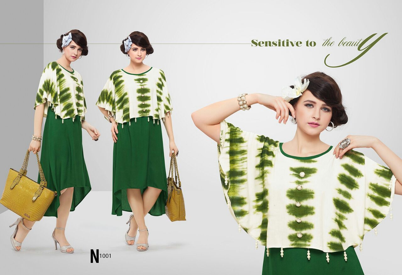 Juliet By Sweet Fashion 1001 To 1009 Series Western Beautiful Stylish Designer Printed Casual Wear Party Wear Rayon Kurtis At Wholesale Price