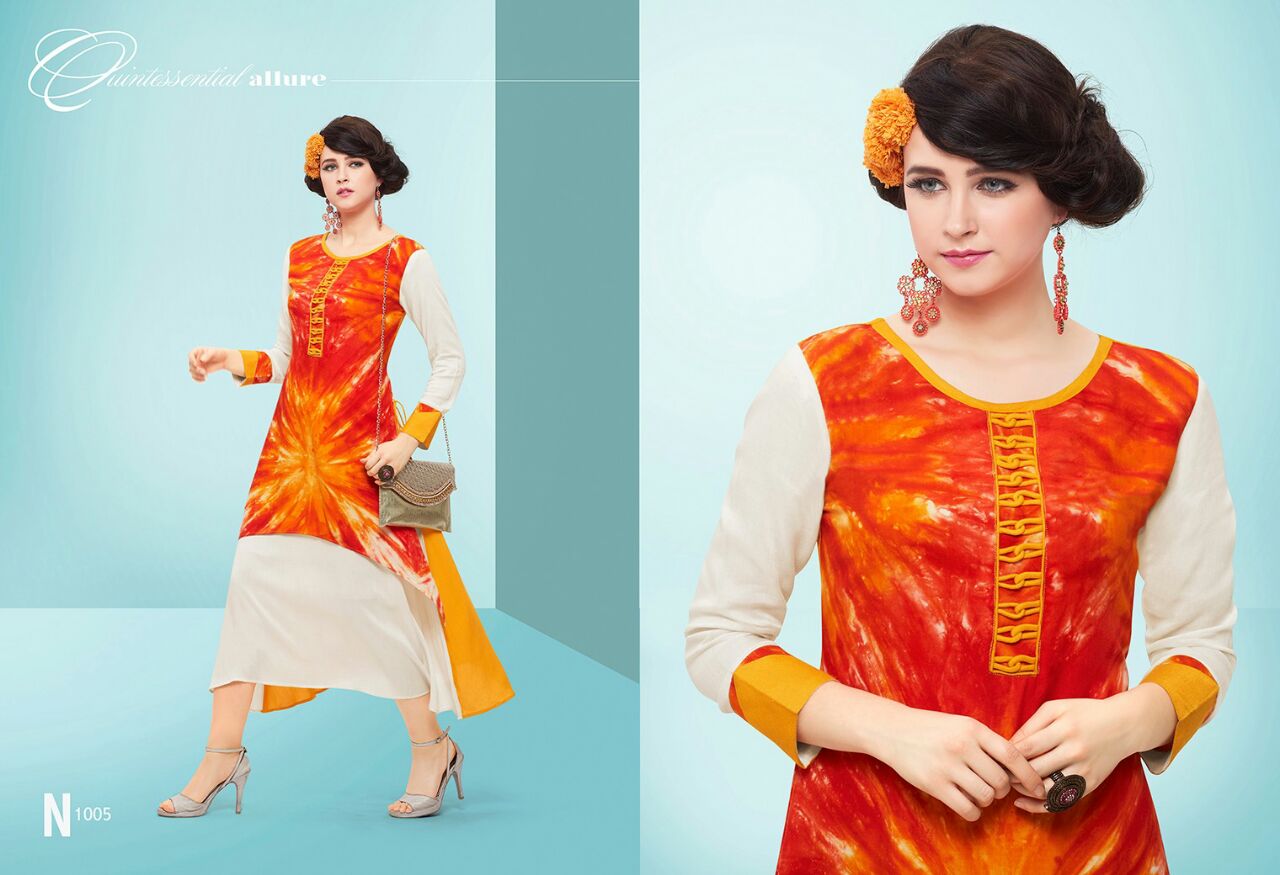 Juliet By Sweet Fashion 1001 To 1009 Series Western Beautiful Stylish Designer Printed Casual Wear Party Wear Rayon Kurtis At Wholesale Price