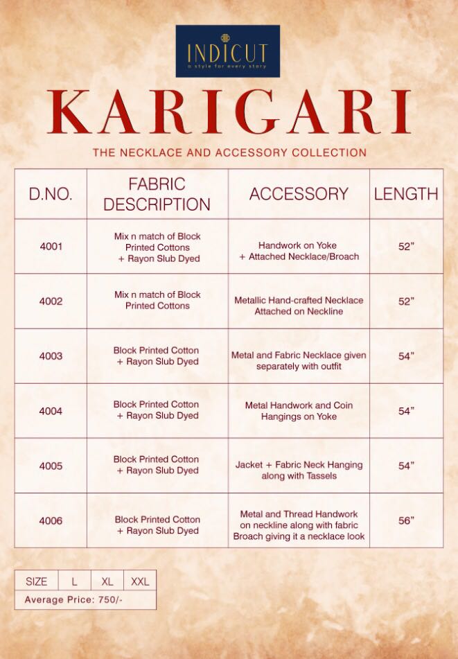 Karigari By Indicut 4001 To 4006 Series Stylish Colorful Fancy Beautiful Casual Wear & Ethnic Wear Cotton & Rayon Printed Kurtis At Wholesale Price