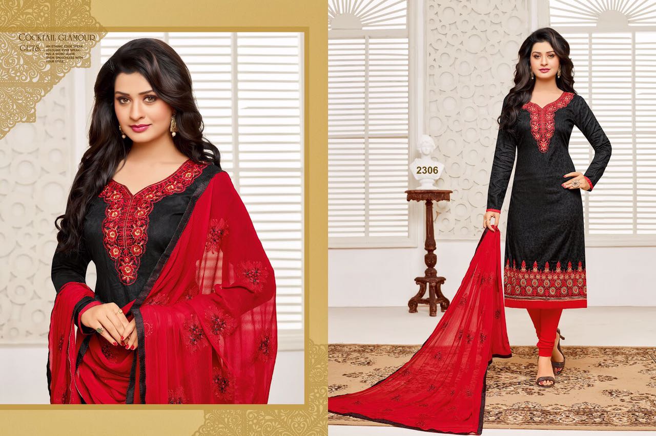 Kashmiri Beauty Vol-7 By Rr Fashion 2301 To 2312 Series Beautiful Embroidered Work Suits Colorful Ethnic Wear & Occasional Wear Cambric Jacquard Dresses At Wholesale Price