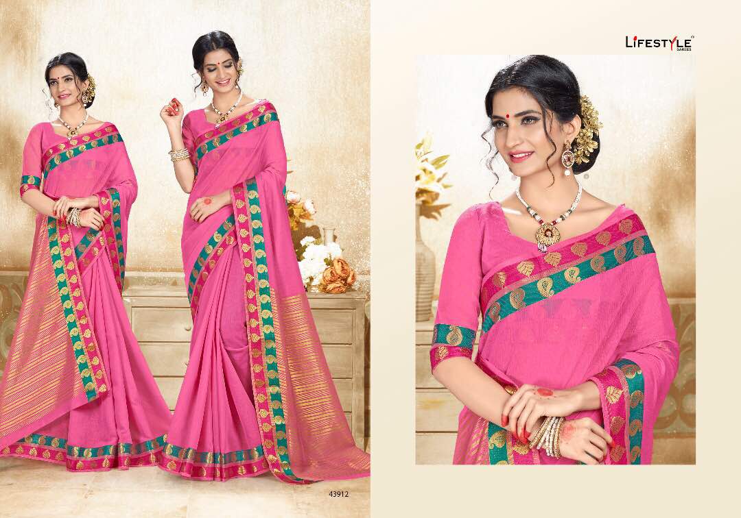 Khadi Silk-6 43901 To 43912 Series By Life Style Beautiful Colorful Stylish Fancy Pretty Party Wear Occasional Wear Casual Wear Printed Silk Sarees At Wholesale Price