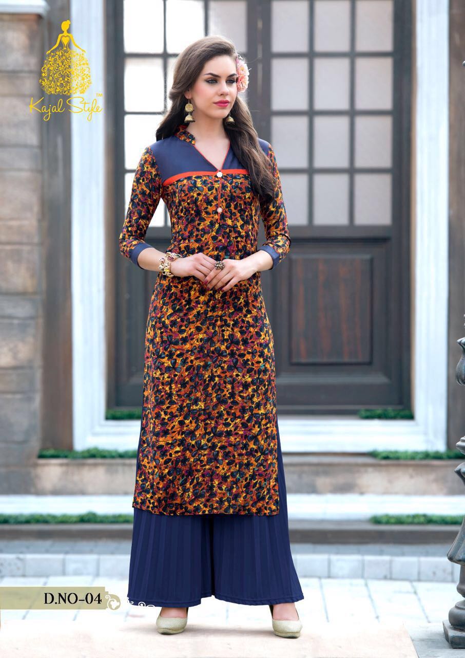 Kit Kat By Kajal Style 01 To 16 Series Beautiful Stylish Designer Printed Casual Wear Ready To Wear Rayon Kurtis At Wholesale Price