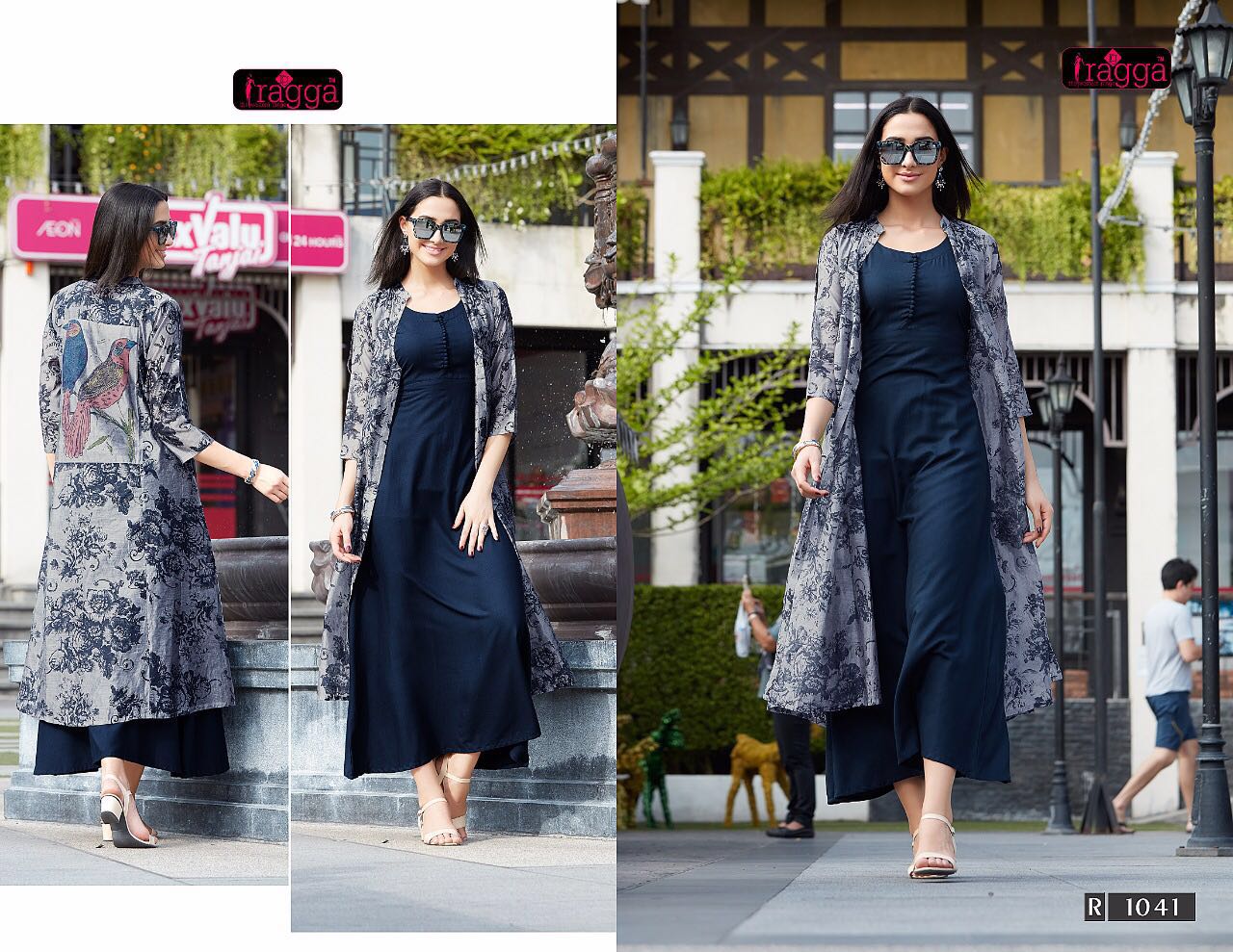Koraa By Ragga 1035 To 1042 Series Designer Stylish Colorful Fancy Beautiful Party Wear & Ethnic Wear Rayon Printed Kurtis At Wholesale Price