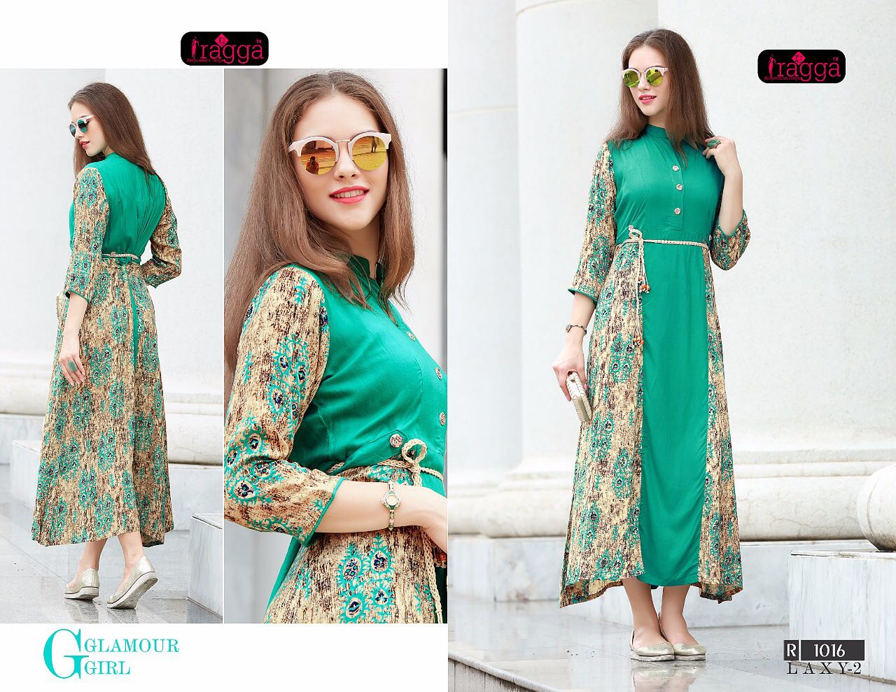 Laxy Vol-2 By Ragga 1008 To 1017 Series Designer Stylish Fancy Beautiful Colorful Casual & Party Wear & Ethnic Wear Rayon Printed & Dyed Long Kurtis At Wholesale Price