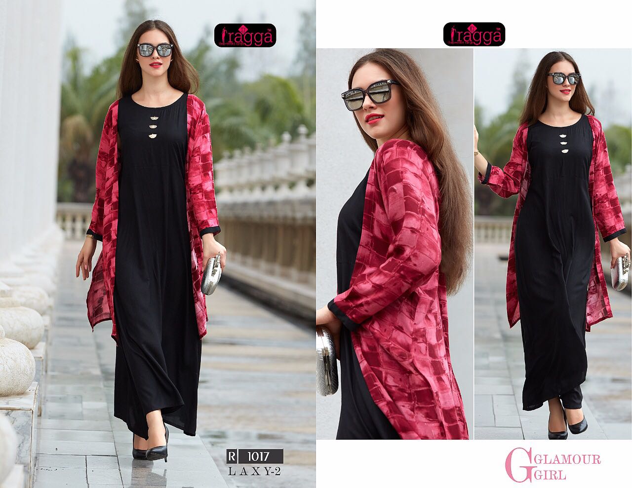 Laxy Vol-2 By Ragga 1008 To 1017 Series Designer Stylish Fancy Beautiful Colorful Casual & Party Wear & Ethnic Wear Rayon Printed & Dyed Long Kurtis At Wholesale Price