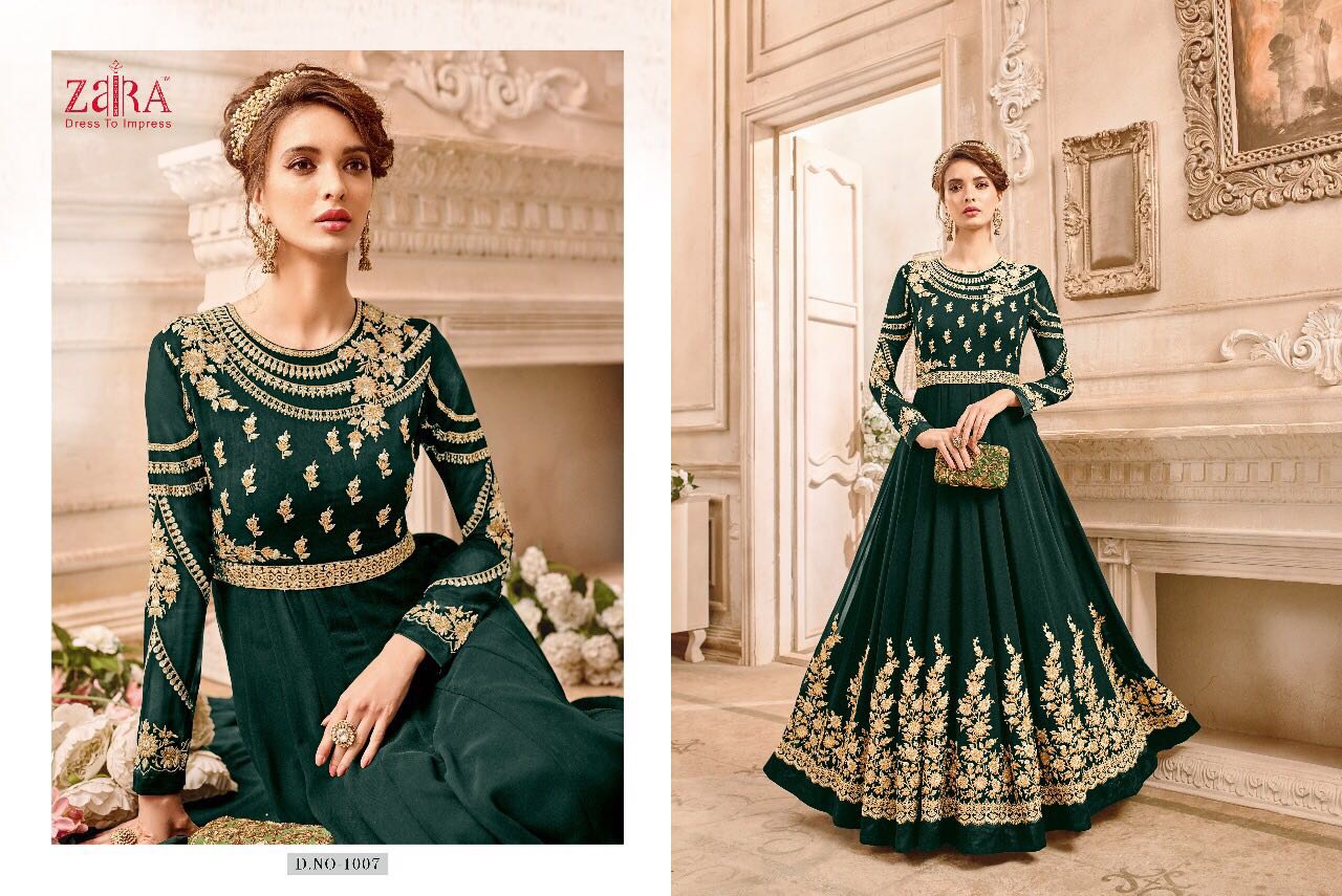 Mastani By Zaira 1001 To 1008 Series Designer Bridal Wear Suits Beautiful Fancy Colorful Party Wear & Occasional Wear Georgette Dresses At Wholesale Price