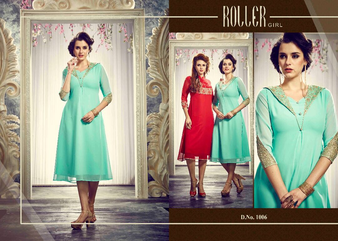 Mihira Vol-b By Ishu Trendz 1001 To 1008 Series Fancy Beautiful Stylish Colorful Casual Wear & Ethnic Wear Georgette Embroidered Kurtis At Wholesale Price