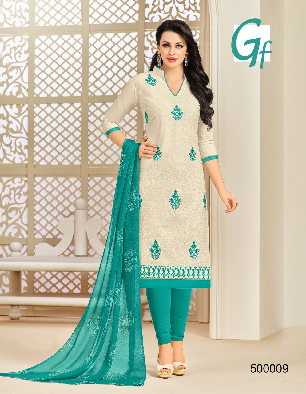 Monaco By Ganesh Fashion 500004 To 500016 Series Beautiful Stylish Fancy Colorful Party Wear & Ethnic Wear Cotton Embroidered Dresses At Wholesale Price