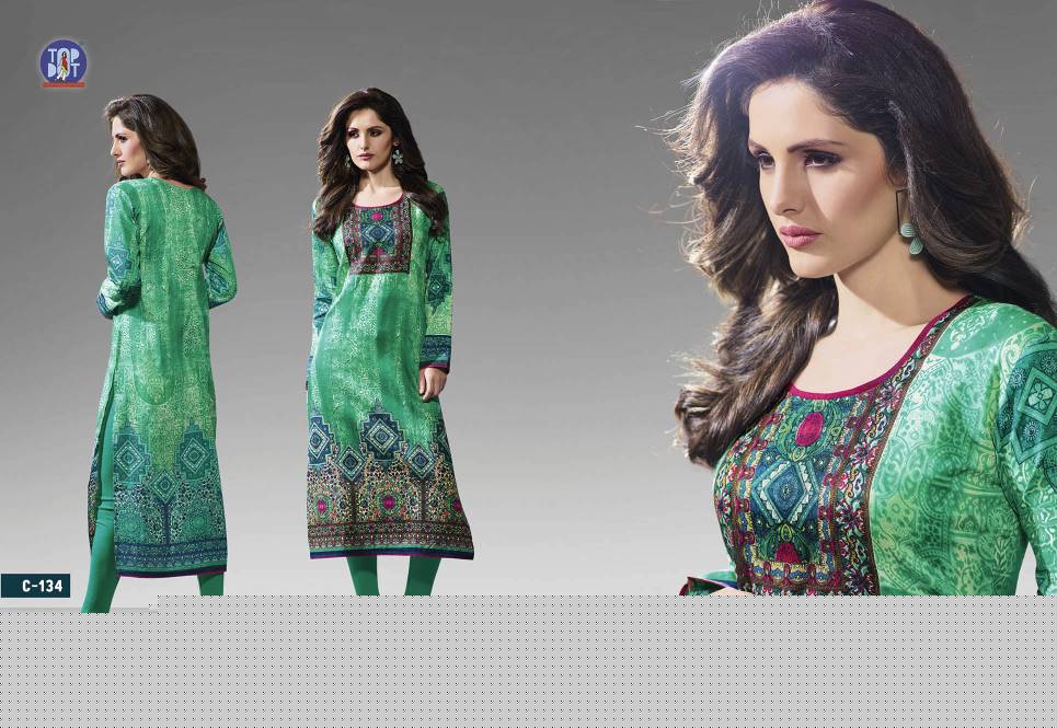 Motif-2 131 To 146 Series By Top-dot Beautiful Colorful Stylish Fancy Pretty Party Wear Casual Wear Occasional Wear Printed Kurti At Wholesale Price