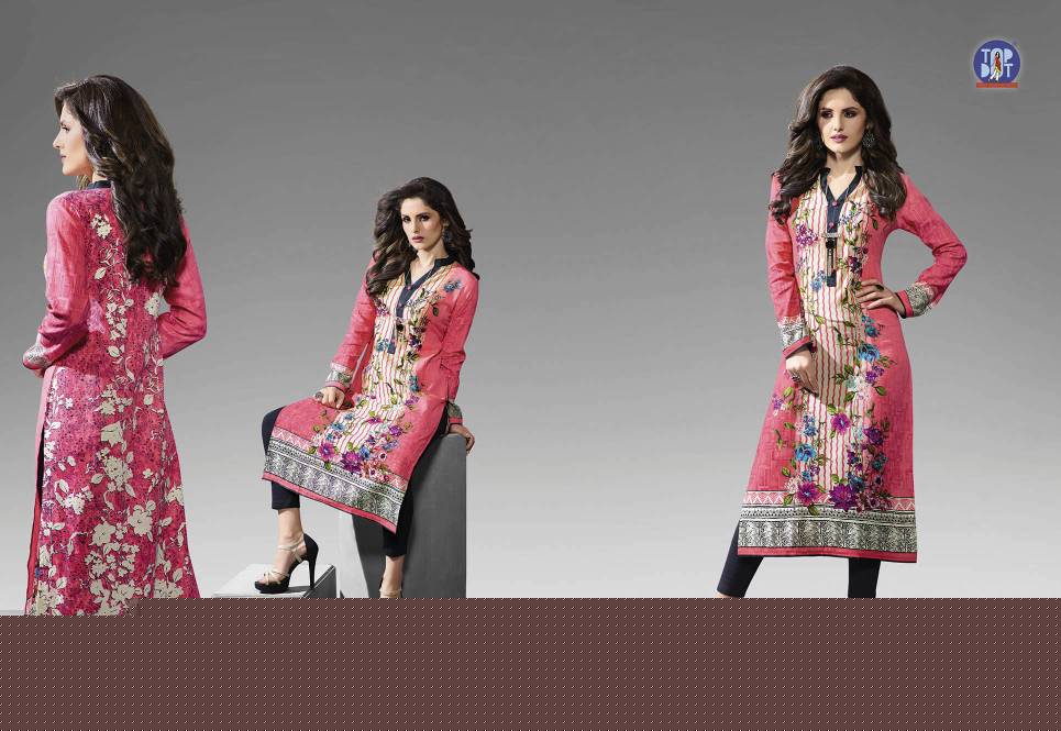 Motif-2 131 To 146 Series By Top-dot Beautiful Colorful Stylish Fancy Pretty Party Wear Casual Wear Occasional Wear Printed Kurti At Wholesale Price