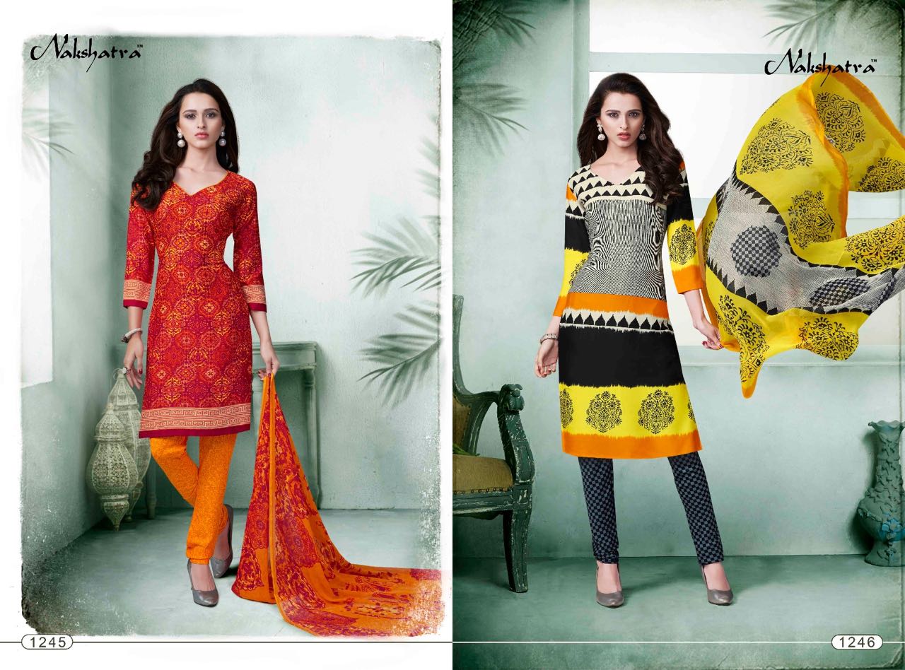 Nakshatra Vol-31 By Anmol Tex 1240 To 1257 Series Beautiful Stylish Designer Printed Casual Wear Leon Dresses At Wholesale Price