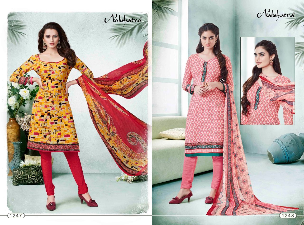 Nakshatra Vol-31 By Anmol Tex 1240 To 1257 Series Beautiful Stylish Designer Printed Casual Wear Leon Dresses At Wholesale Price