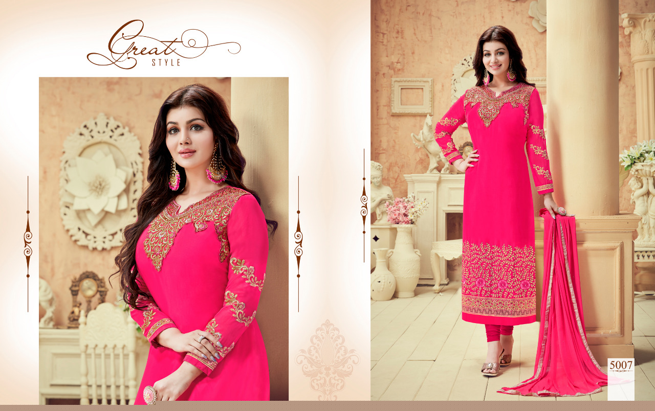 Nakshatra Vol-5 By Antique Creation 5001 To 5008 Series Indian Beautiful Colorful Wedding Collection Occasional Wear & Party Wear Georgette Dresses At Wholesale Price