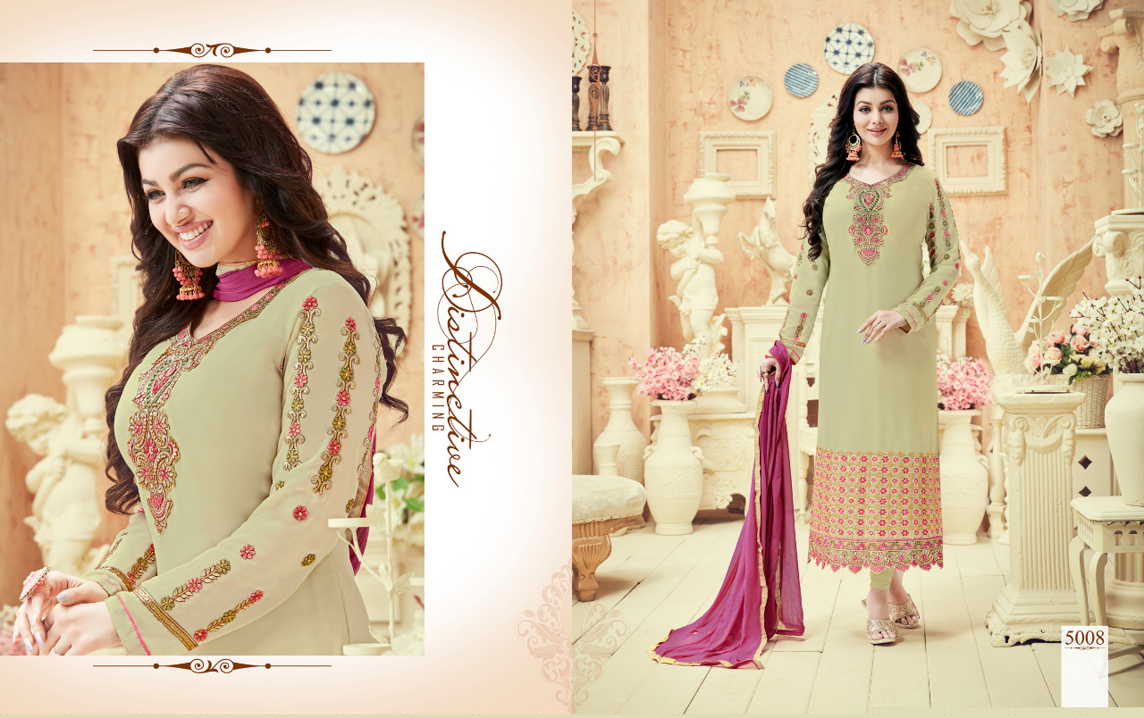 Nakshatra Vol-5 By Antique Creation 5001 To 5008 Series Indian Beautiful Colorful Wedding Collection Occasional Wear & Party Wear Georgette Dresses At Wholesale Price