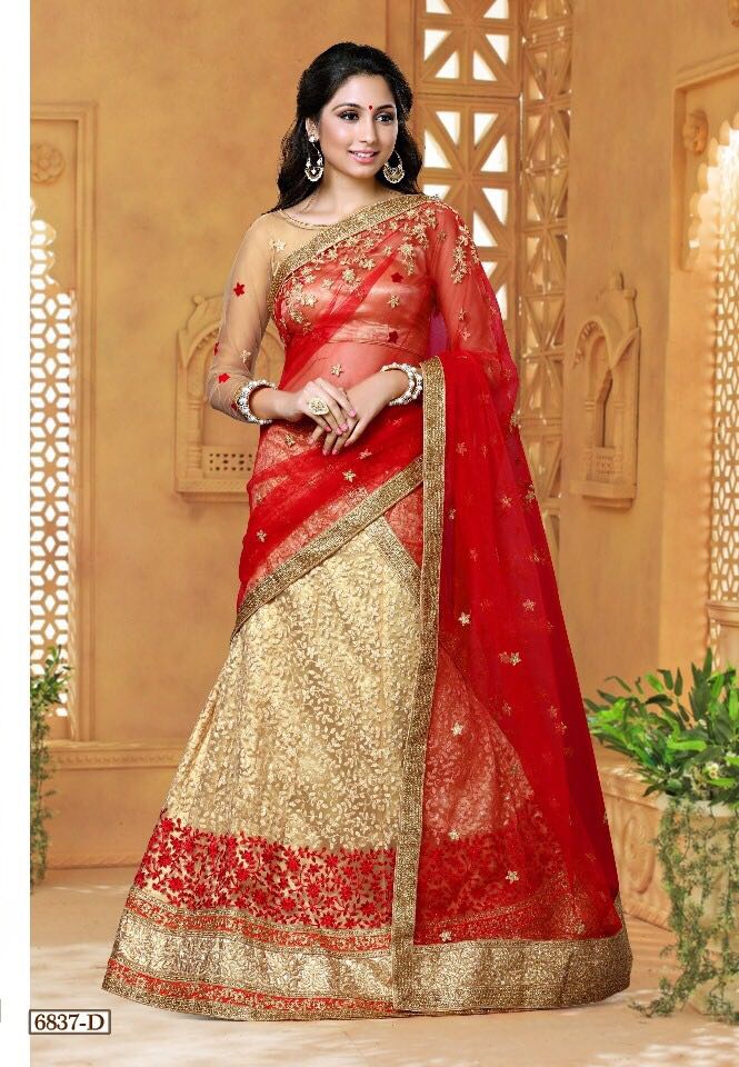 Nandana By Gajiwala 2128-e To 6993-e Series Indian Designer Beautiful Colorful Wedding Collection Party Wear & Occasional Wear Net Embroidered Lehengas At Wholesale Price