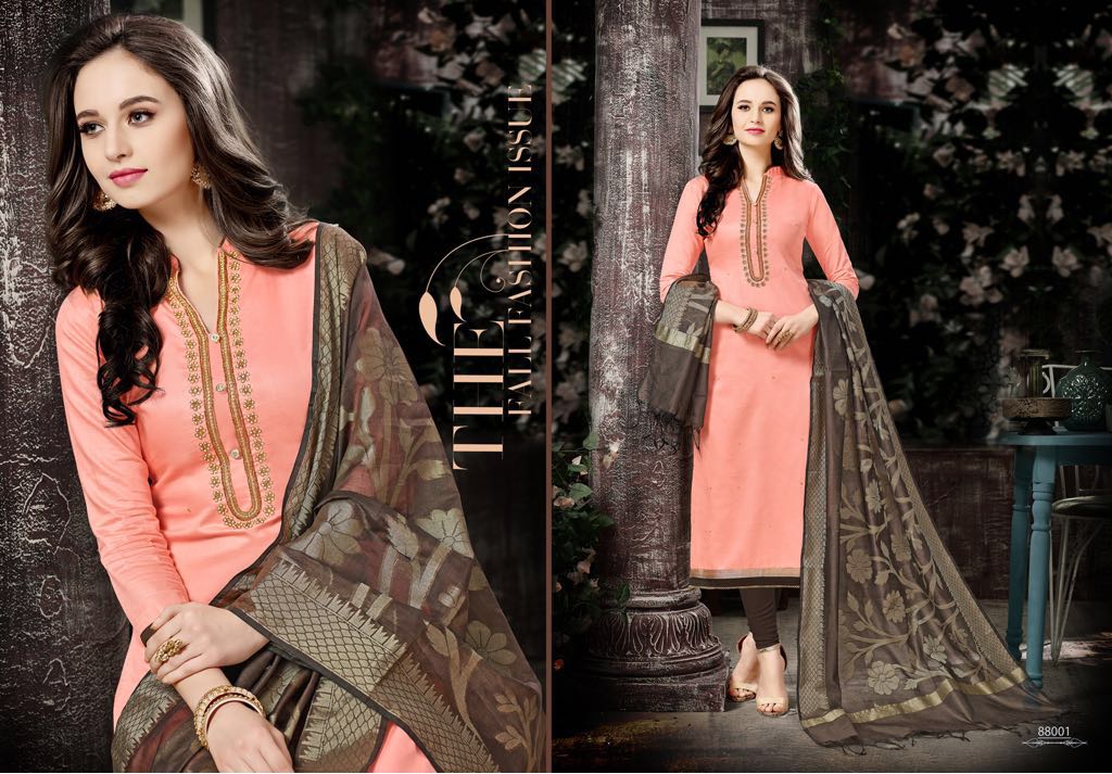 Naysa By Assian Art 88001 To 88010 Series Beautiful Stylish Colorful Fancy Party Wear & Ethnic Wear Glace Satin Dresses At Wholesale Price