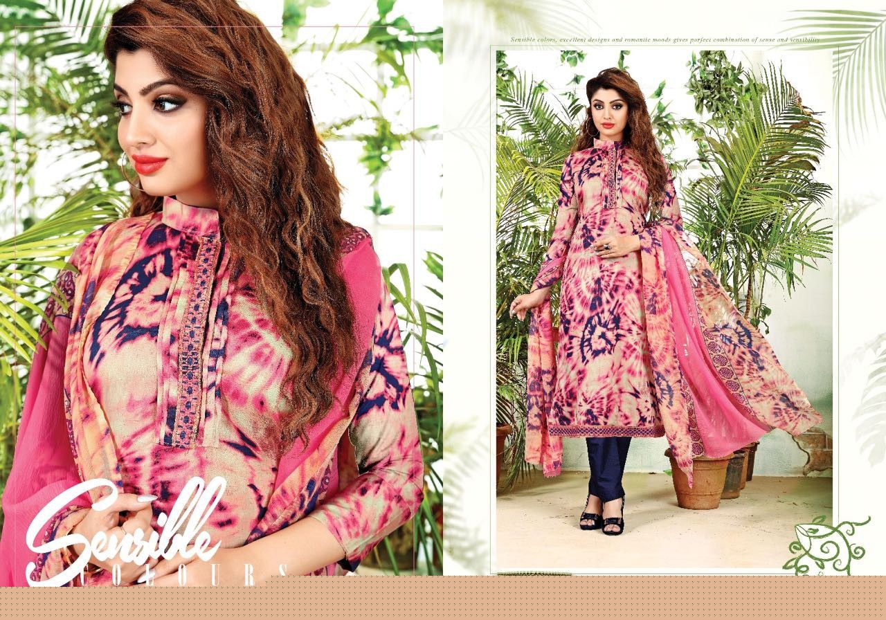 Naziya Vol-2 By Mag 1104 To 1113 Series Beautiful Stylish Colorful Ethnic Wear & Casual Wear Glace Cotton Dresses At Wholesale Price