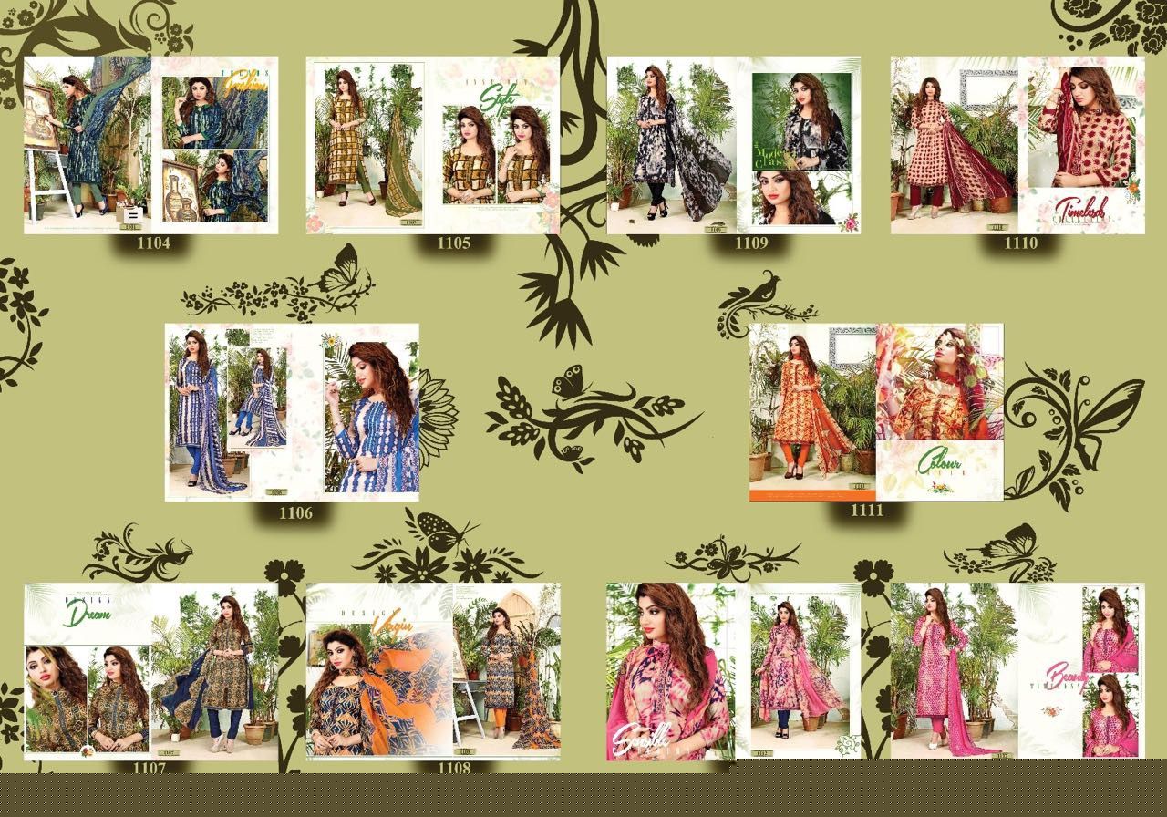Naziya Vol-2 By Mag 1104 To 1113 Series Beautiful Stylish Colorful Ethnic Wear & Casual Wear Glace Cotton Dresses At Wholesale Price