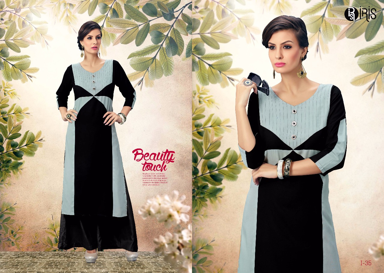 Plush By Iris 35 To 44 Series Stylish Beautiful Colorful Fancy Ethnic Wear & Casual Wear Rayon Cotton Printed Kurtis At Wholesale Price