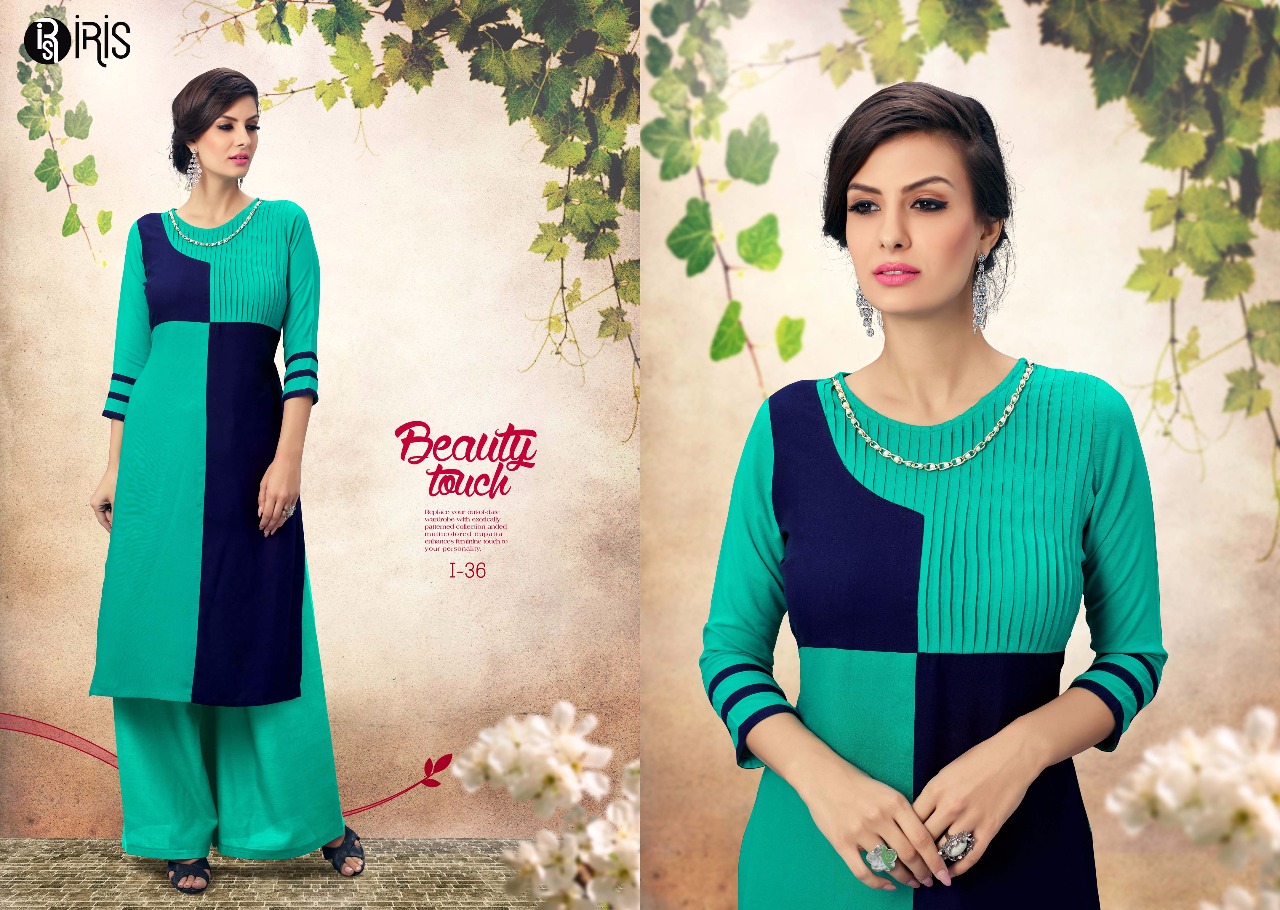 Plush By Iris 35 To 44 Series Stylish Beautiful Colorful Fancy Ethnic Wear & Casual Wear Rayon Cotton Printed Kurtis At Wholesale Price