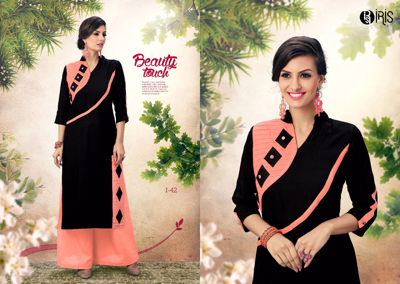 Plush By Iris 35 To 44 Series Stylish Beautiful Colorful Fancy Ethnic Wear & Casual Wear Rayon Cotton Printed Kurtis At Wholesale Price