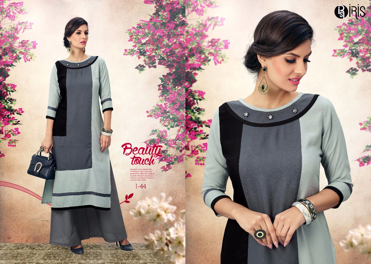 Plush By Iris 35 To 44 Series Stylish Beautiful Colorful Fancy Ethnic Wear & Casual Wear Rayon Cotton Printed Kurtis At Wholesale Price