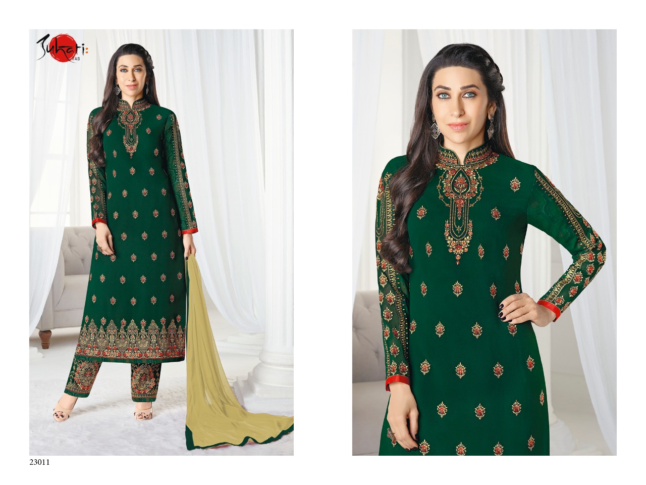 Preet By Suhati Fab 23004 To 23012 Series Designer Pakistani Suits Embroidered Beautiful Fancy Colorful Party Wear & Occasional Wear Faux Georgette Dresses At Wholesale Price