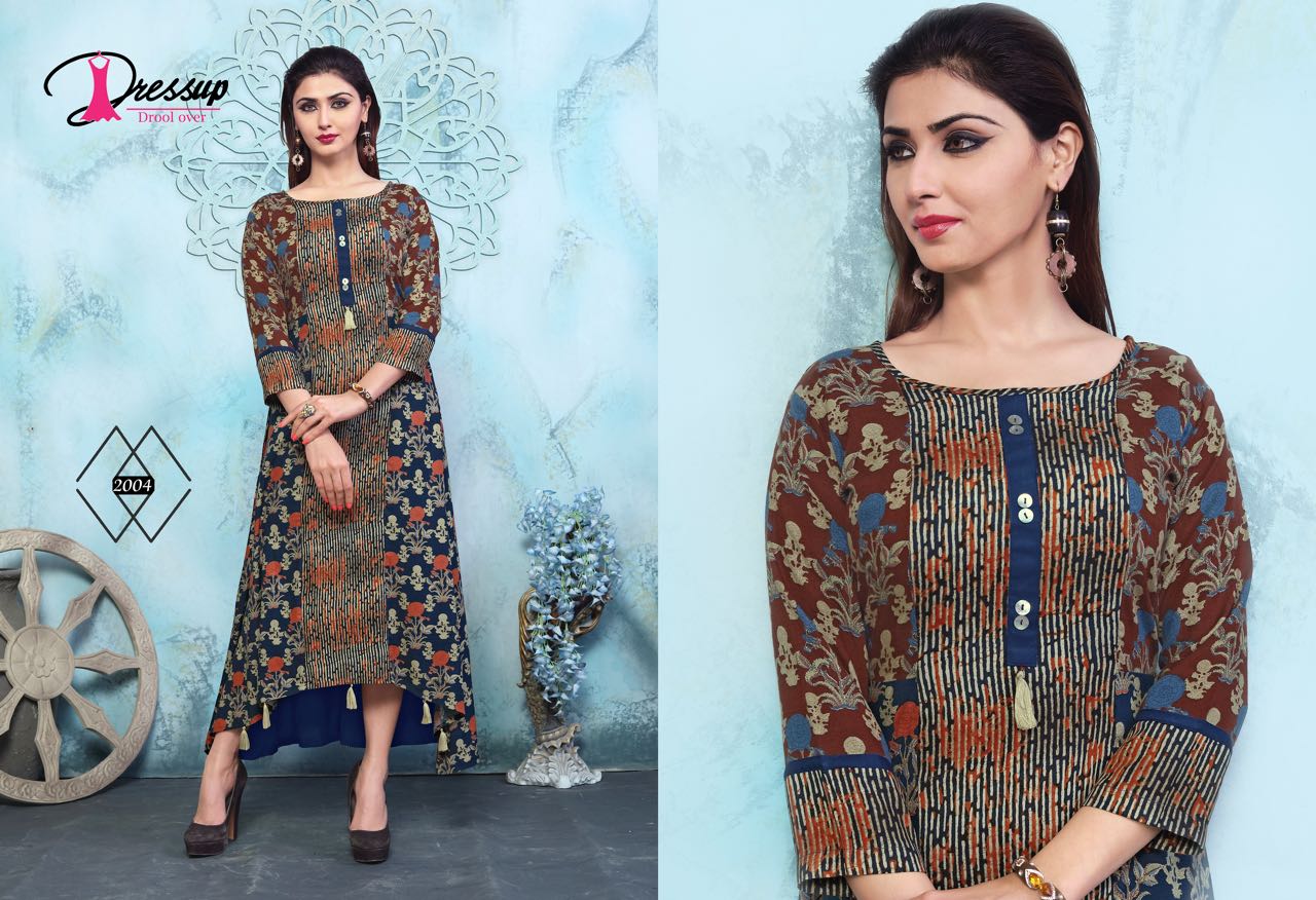 Princess Vol-2 By Dress Up 2001 To 2007 Series Designer Beautiful Fancy Colorful Party Wear & Ethnic Wear Royal Rayon Printed Kurtis At Wholesale Price