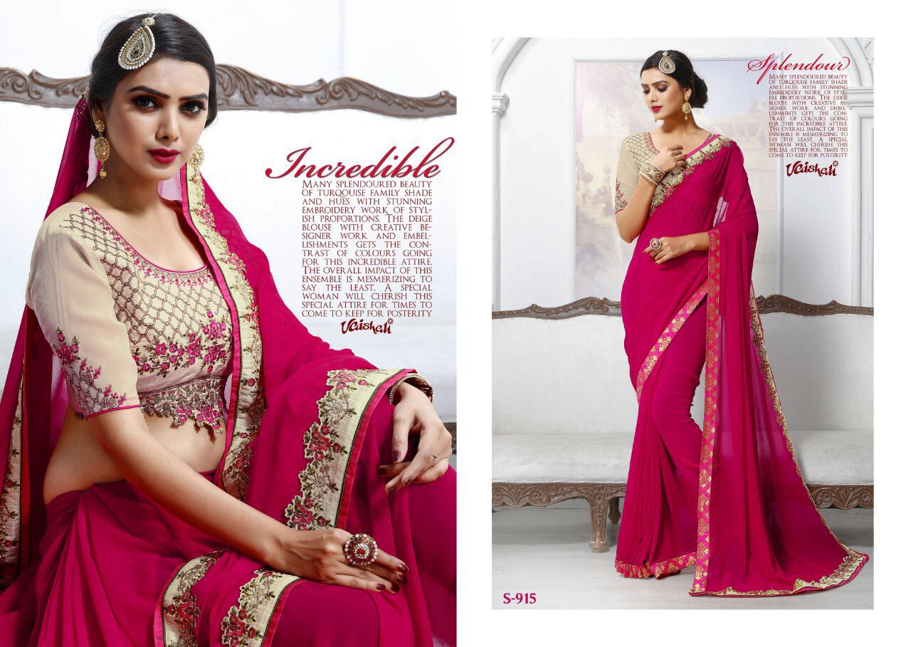 Quintessential By Vaishali Fashions 911 To 921 Series Indian Beautiful Stylish Colorful Fancy Occasional Wear & Party Wear Fancy Stance Sarees At Wholesale Price