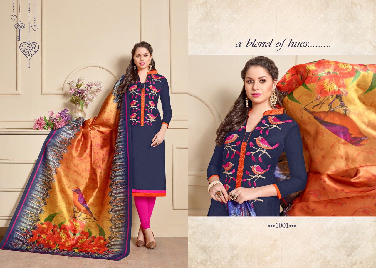 Rangeen By Roop Nikhar Designers 1001 To 1011 Beautiful Stylish Fancy Colorful Party Wear & Ethnic Wear Modal Silk Dresses At Wholesale Price
