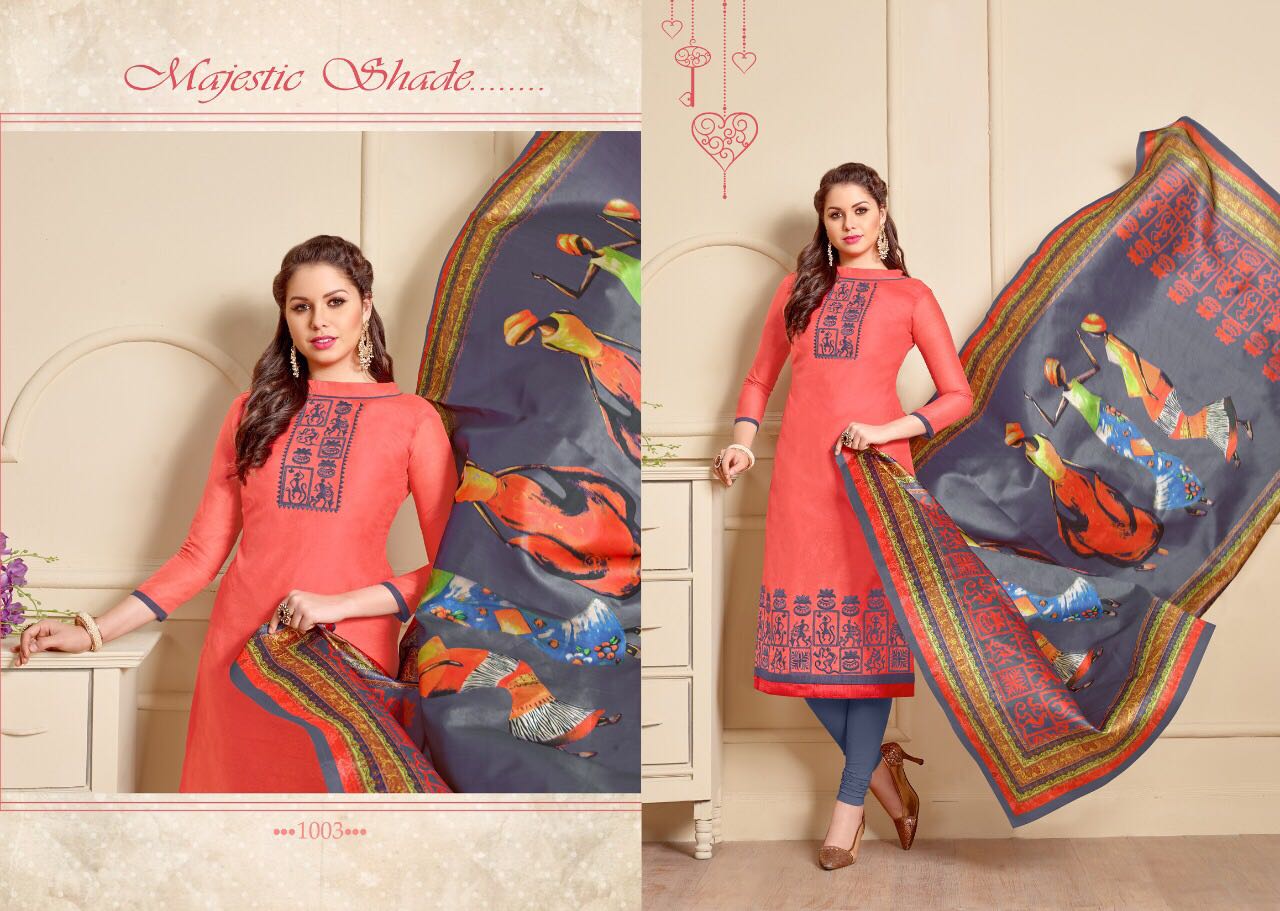 Rangeen By Roop Nikhar Designers 1001 To 1011 Beautiful Stylish Fancy Colorful Party Wear & Ethnic Wear Modal Silk Dresses At Wholesale Price