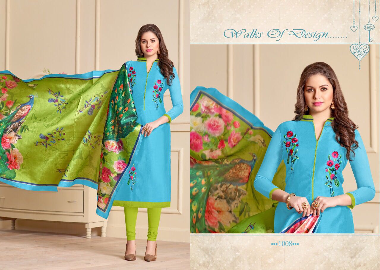 Rangeen By Roop Nikhar Designers 1001 To 1011 Beautiful Stylish Fancy Colorful Party Wear & Ethnic Wear Modal Silk Dresses At Wholesale Price