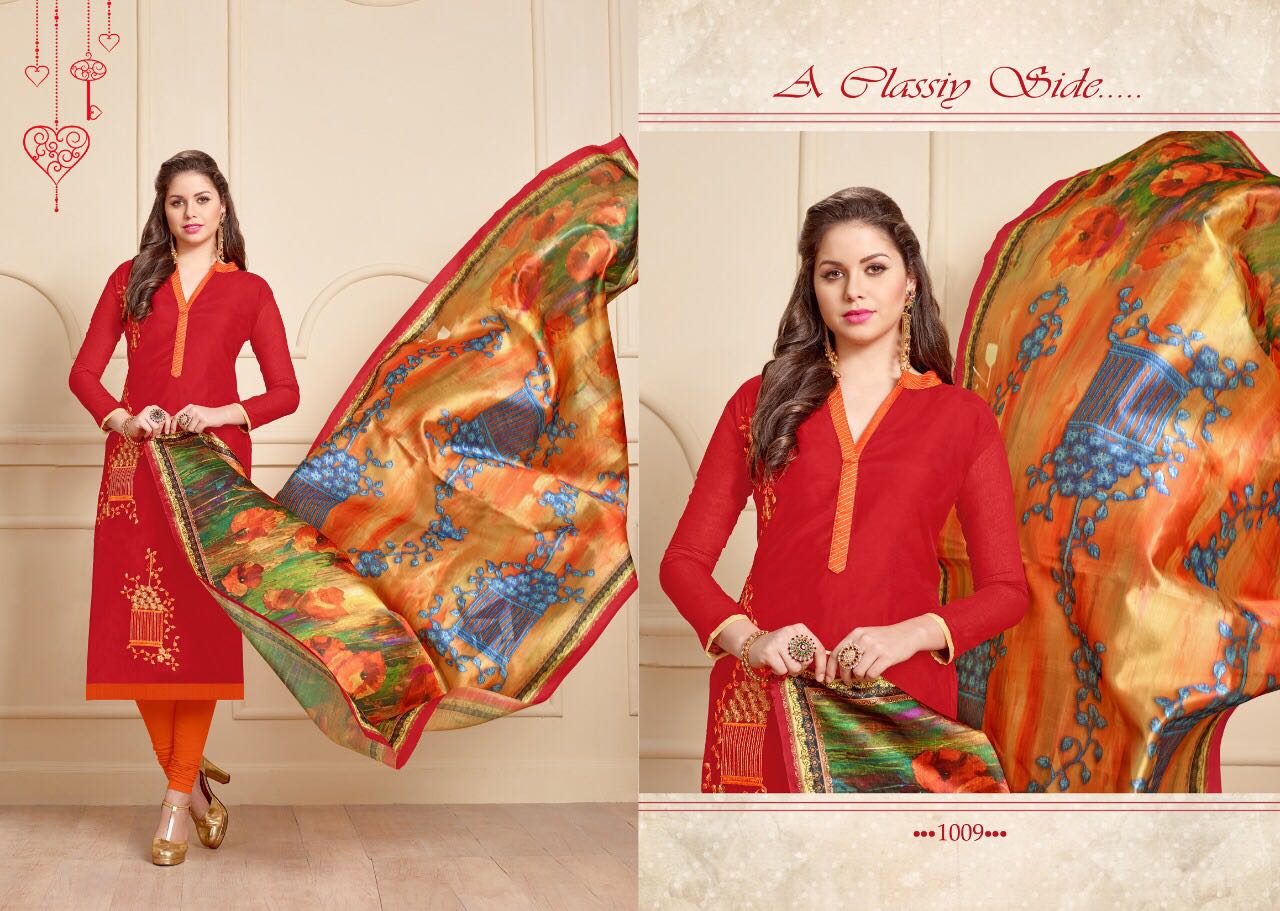 Rangeen By Roop Nikhar Designers 1001 To 1011 Beautiful Stylish Fancy Colorful Party Wear & Ethnic Wear Modal Silk Dresses At Wholesale Price