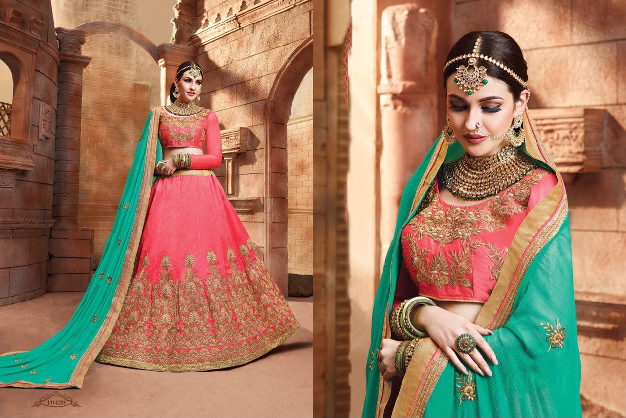 Ranisa By Riddhoo Fashion 10421 To 10432 Series Indian Designer Stylish Ethnic Wear Fancy Party Wear & Occasional Wear Silk Wedding Lehengas At Wholesale Price