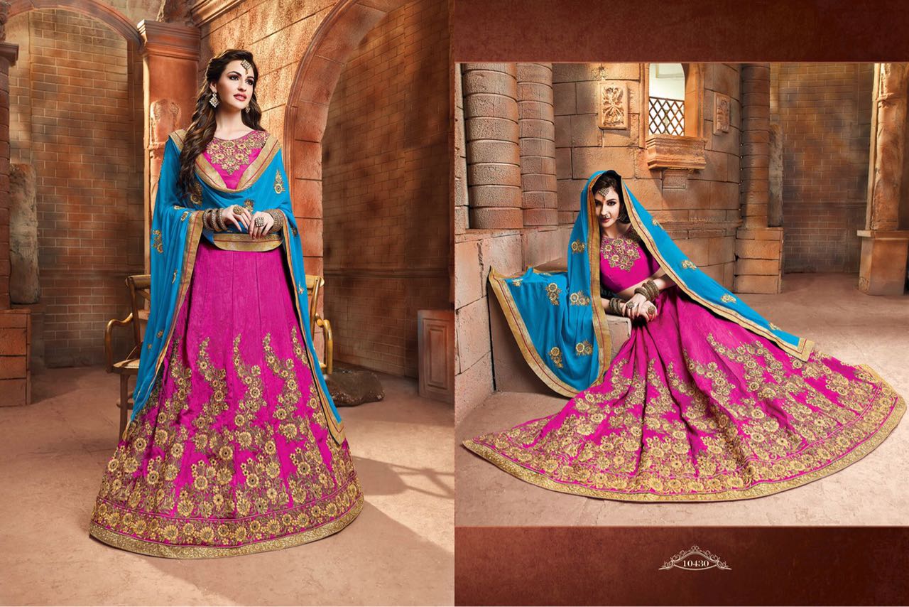 Ranisa By Riddhoo Fashion 10421 To 10432 Series Indian Designer Stylish Ethnic Wear Fancy Party Wear & Occasional Wear Silk Wedding Lehengas At Wholesale Price