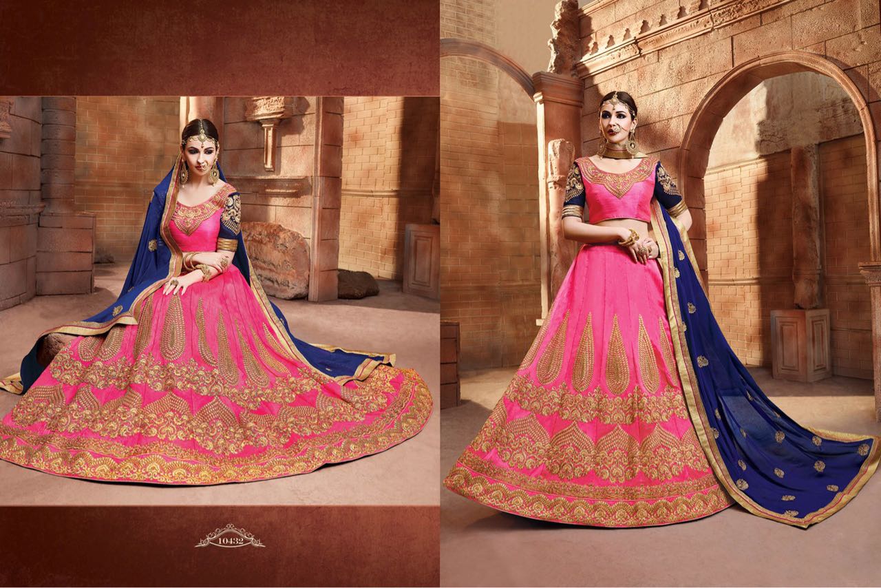 Ranisa By Riddhoo Fashion 10421 To 10432 Series Indian Designer Stylish Ethnic Wear Fancy Party Wear & Occasional Wear Silk Wedding Lehengas At Wholesale Price
