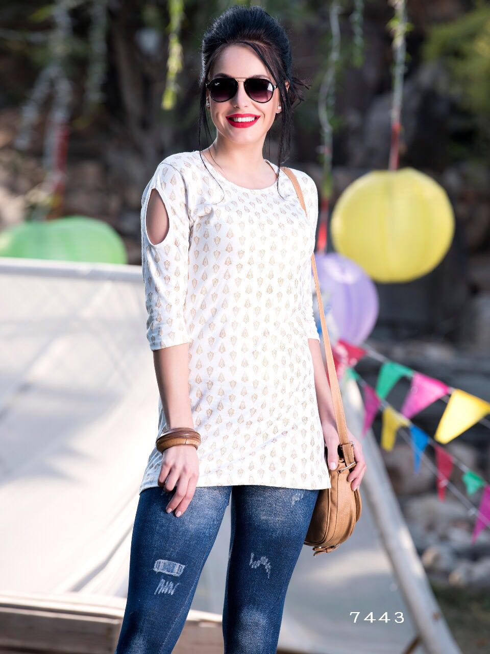 Remix Western Tops By Gati Tex Stylish Colorful Fancy Beautiful Casual Wear & Ethnic Wear Pure Cotton Lycra Printed Tops At Wholesale Price