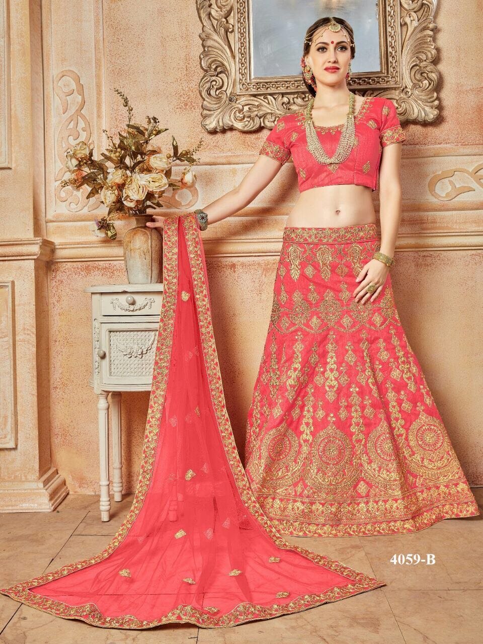 Rinky Lehenga Colours By Rinky 4059-a To 4063-h Series Indian Designer Beautiful Colorful Fancy Occasional Wear & Party Wear Bangalori Silk Lehengas At Wholesale Price