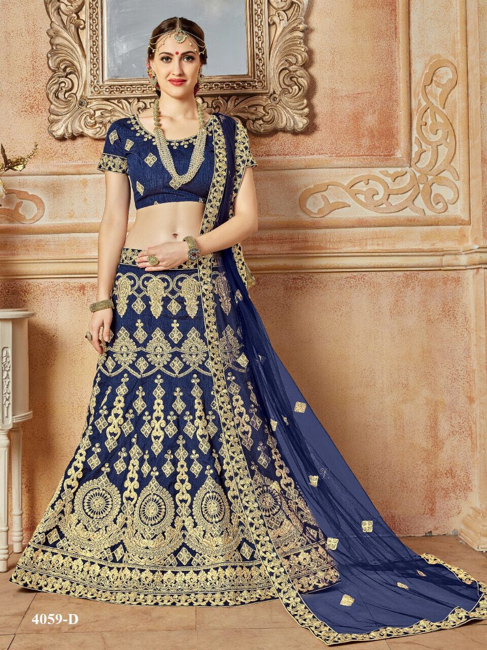 Rinky Lehenga Colours By Rinky 4059-a To 4063-h Series Indian Designer Beautiful Colorful Fancy Occasional Wear & Party Wear Bangalori Silk Lehengas At Wholesale Price