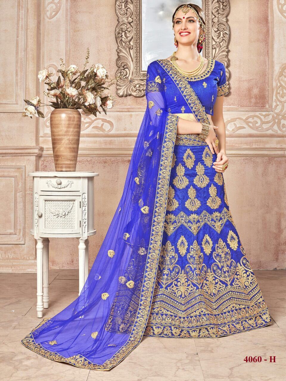 Rinky Lehenga Colours By Rinky 4059-a To 4063-h Series Indian Designer Beautiful Colorful Fancy Occasional Wear & Party Wear Bangalori Silk Lehengas At Wholesale Price